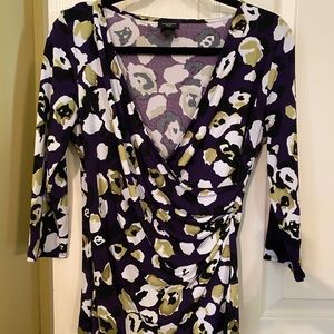 Ann Taylor front wrap top